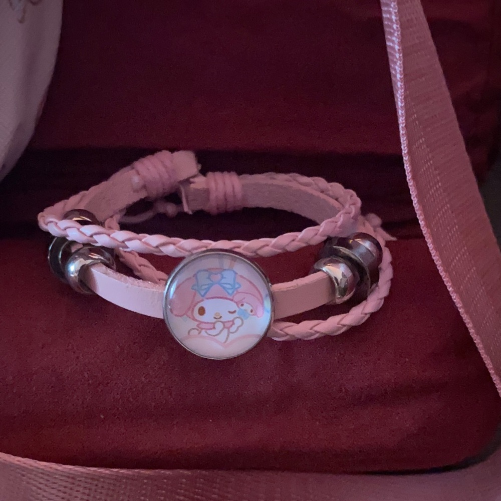 Hello Kitty My Melody Pink Kids Accessory Bag - Picture 8 of 11